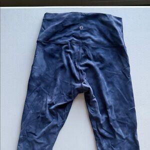 lululemon athletica Blue tie dye Leggings